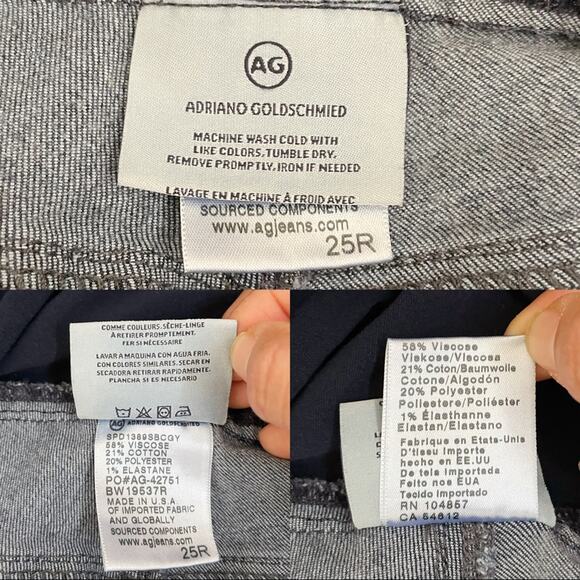 AG Denim Maternity Secret Belly Ankle Legging Jean - Picture 5 of 13